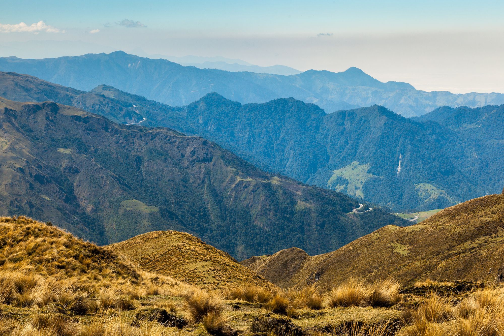 A high-altitude mountain lake in the Andes